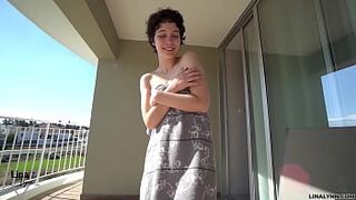 TOO CRAZY FOR THE HOLIDAY ??! LinaLynn's FIRST TIME OUTDOOR SEX - 1 image