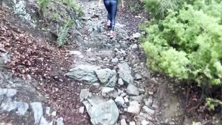 Part1 | Risky public anal - meet stranger runner at the woods and end up destroying her ass - 2 image