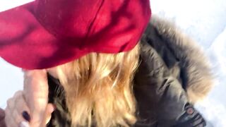 Winter Outdoor: Gets fucked and caught by StepMother - 11 image