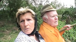 Threesome With An Old Couple! - 2 image