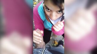 (Risky Public) Sex n Blowjob in the Street with a Stranger!! - 6 image