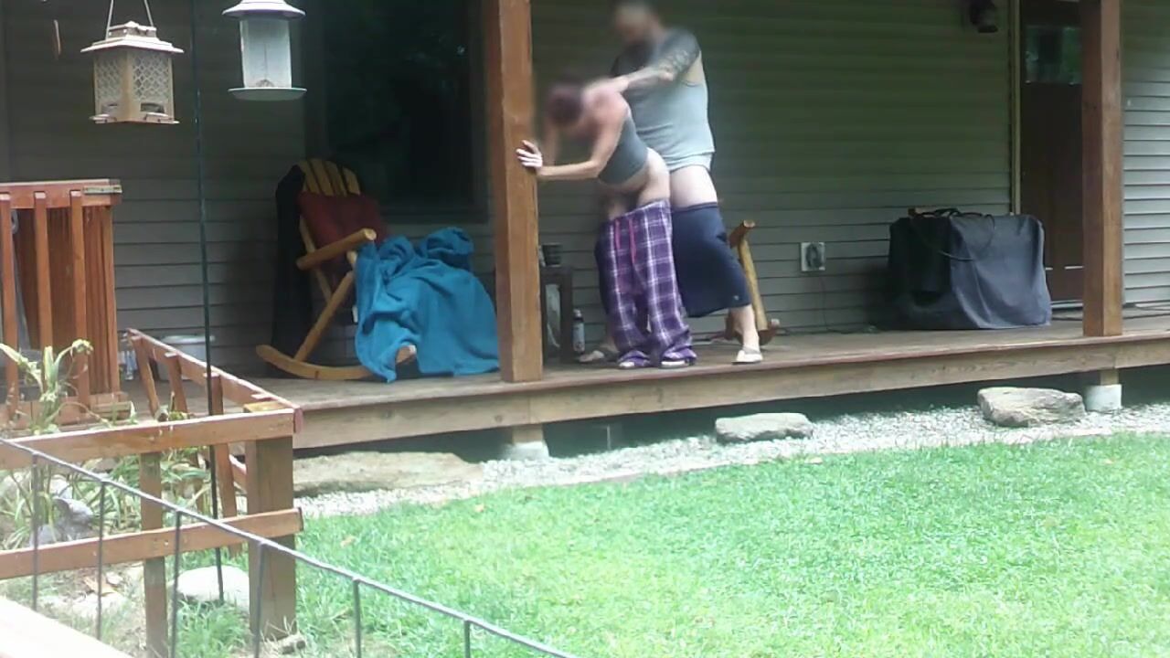 Neighbors CAUGHT having sex!!! They saw me watching and recording! watch online pic picture