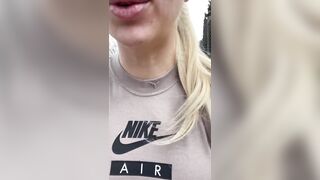 Maevaa Sinaloa - I Swallow A Jogger's Cum In The Forest - 3 image