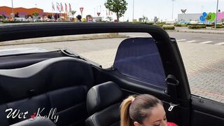 Public masturbation in my convertible car with Pornhub toy - Wet Kelly - 4 image