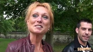 Mendy, the very sexy milf gets her ass fucked outdoors - 1 image