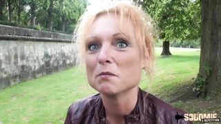 Mendy, the very sexy milf gets her ass fucked outdoors - 3 image