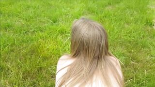 Public Field Outdoor Anal, My Ass Eats Up the Creampie - 4 image