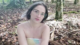 LOST GIRL GETS FUCKED IN THE FOREST IN EXCHANGE OF A RIDE HOME - 1 image