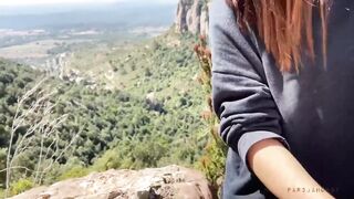 Holyday trekking - Amateur Spanish couple caught flashing strangers fucking in the nature - 6 image