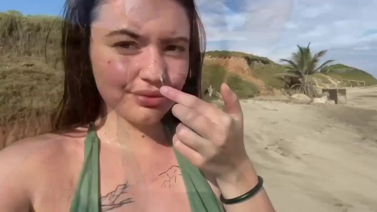 Beach sex compilation: creampies, facials, and more! watch online