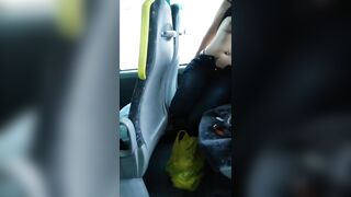 (Risky Public Bus) Handjob & Blowjob from my Girlfriend!!! - 5 image