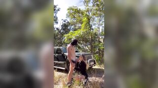 Dirty Little Milf gets Fucked in the Bush! - 3 image