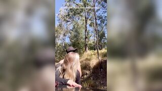 Dirty Little Milf gets Fucked in the Bush! - 8 image