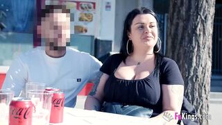SUPER-BUSTY Sandra is back! She wants to enjoy outdoors fun and to get dicked - 1 image