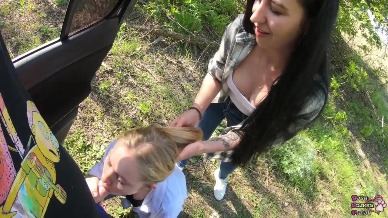 Girlfriend lost at rock-paper-scissors and had to suck fellow traveler -  EPIC FACIAL - POV watch online