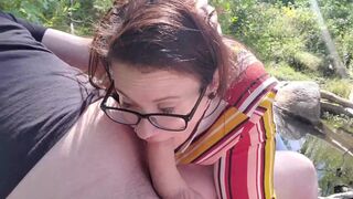 Deepthroat in Public Park Full Video - 1 image