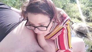 Deepthroat in Public Park Full Video - 14 image