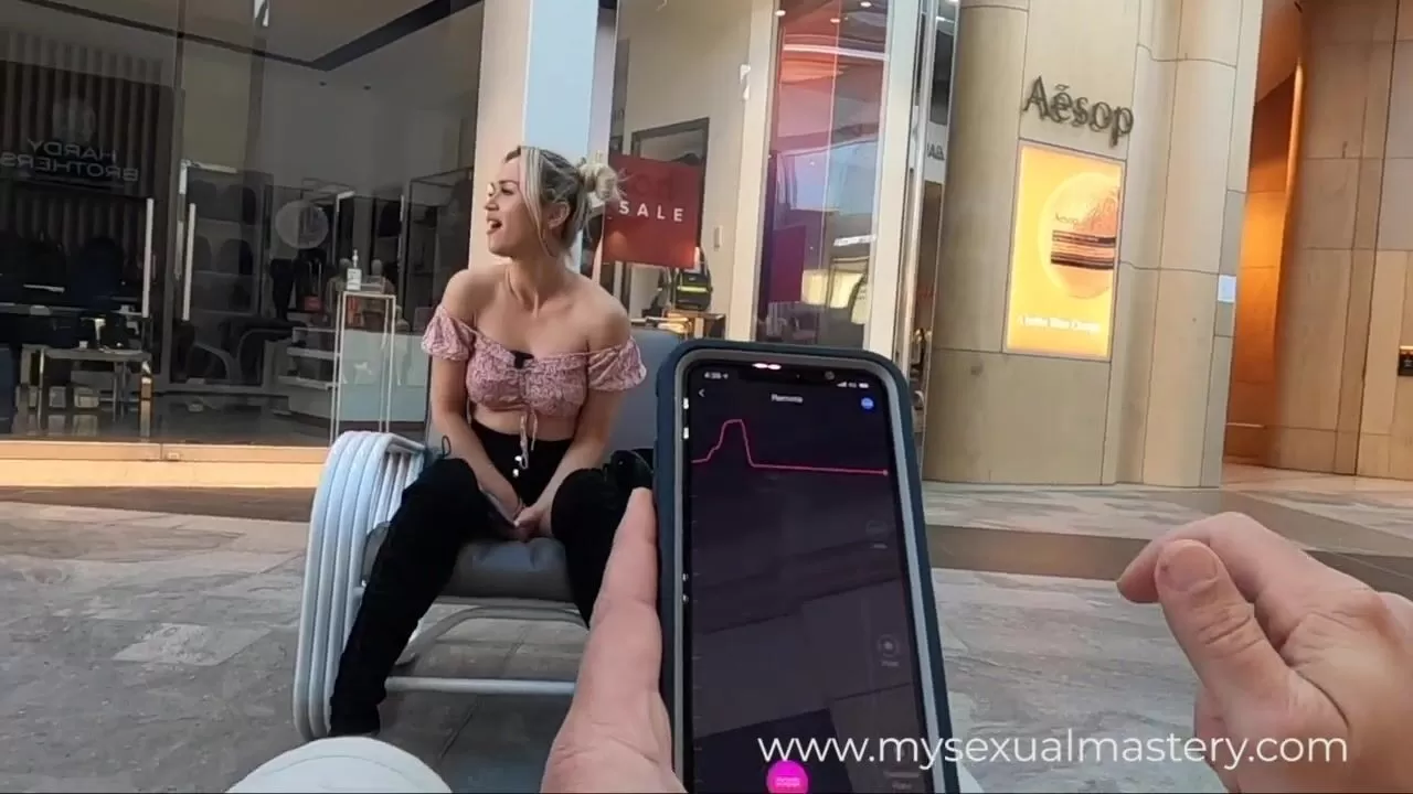 CONTROL MY VIBRATOR IN THE SHOPPING CENTRE watch online pic