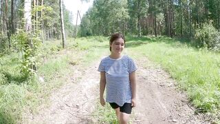 Sexy Hottie Fucks In The Woods - MarLyn Chenel - 2 image