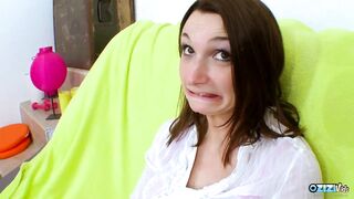 What else can a horny brunette do except have her pussy filled with a dick - 6 image