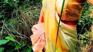 Indian Village Desi Women Injoy Outdoor Natural Boobs Hindi Audio - 13 image