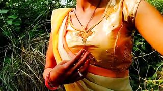 Indian Village Desi Women Injoy Outdoor Natural Boobs Hindi Audio - 14 image
