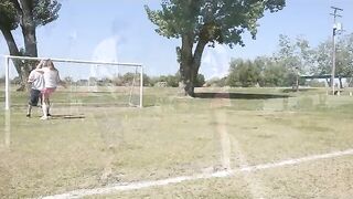 soccer girl kicks em out of the court p1 ballbusting cbt - 15 image