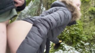 Horny Hikers in the Snow - 8 image