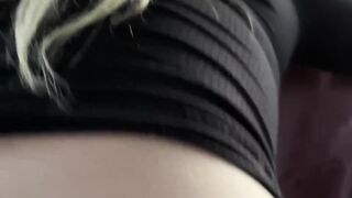 horny girlfriend with big ass gets fucked in the car | german - 13 image