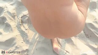 Grace Robinson Fucked Doggy and Creampied on the beach by a Big Cock - 15 image