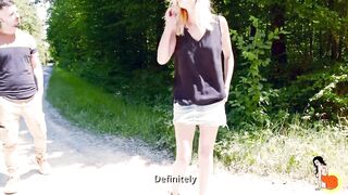 Hardcore fucking outdoor with a hot blonde chick - 2 image