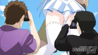 Costumed Teen Groped in PUBLIC Gets Horny & Pussy gets a WET Orgasm - Hentai Subtitled