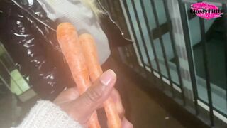 He got Me to stick carrots up My pussy and ass - 5 image