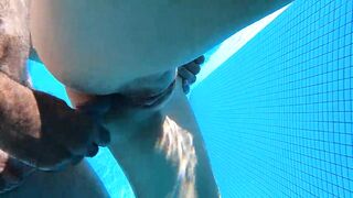 Swimming Pool Sex Skinny Dipping With A Huge Underwater Creampie He Filled My Pussy With Cum - 15 image