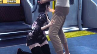 Hentai 3D - Public sex on train - 12 image