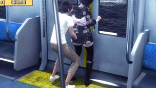 Hentai 3D - Public sex on train - 7 image