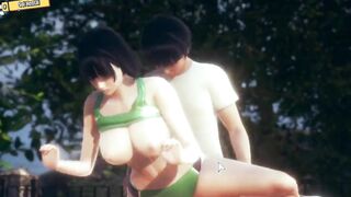 Hentai 3D - The big boobs girl in sportswear - 15 image