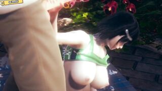 Hentai 3D - The big boobs girl in sportswear - 7 image