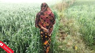 Indian farmer wife working on field fucking hardcore outdoor hindi sex - 2 image