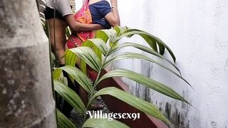 House Garden Clining Time Sex A Bengali Wife With Saree in Outdoor ( Official Video By villagesex91) - 14 image
