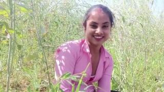 Dirty conversation with Neha Bhabhi by taking her to the mustard field - 1 image