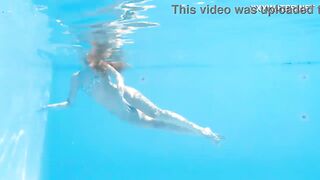 Russian baddy Ivi Rein gets horny underwater - 5 image