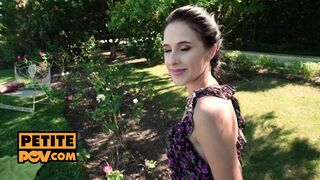 itsPOV - Anal fucking in the park with sexy stranger Alyssa Bounty - 1 image