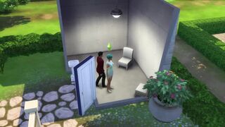 SIMS 4 - CHICK GIVES HEAD IN PUBLIC AND GETS FUCKED ROUGH BY GUY - 2 image
