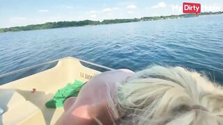 My Dirty Hobby - Busty Blonde Barbie Brilliant Goes For A Boat Ride & Gets 4 Orgasms And A Facial - 15 image