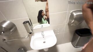 Risky Sex in Public Toilet in Mall - 8 image