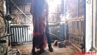 Red Saree Wife Outdoor Blowjob ( Official Video By Villagesex91) - 3 image