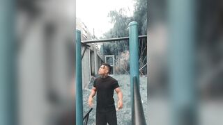 Outdoor arm routine. - 8 image