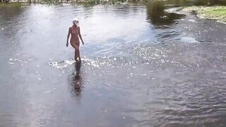 Russian Mature Woman - Nude Bathing - 3 image