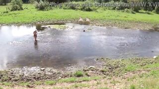 Russian Mature Woman - Nude Bathing - 9 image